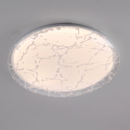 JUST LIGHT. 14008-16 - dimmbare LED-Deckenleuchte ART PLAFO LED/20W/230V 2700-6500K Ø 38 cm weiß + Fernbedienung