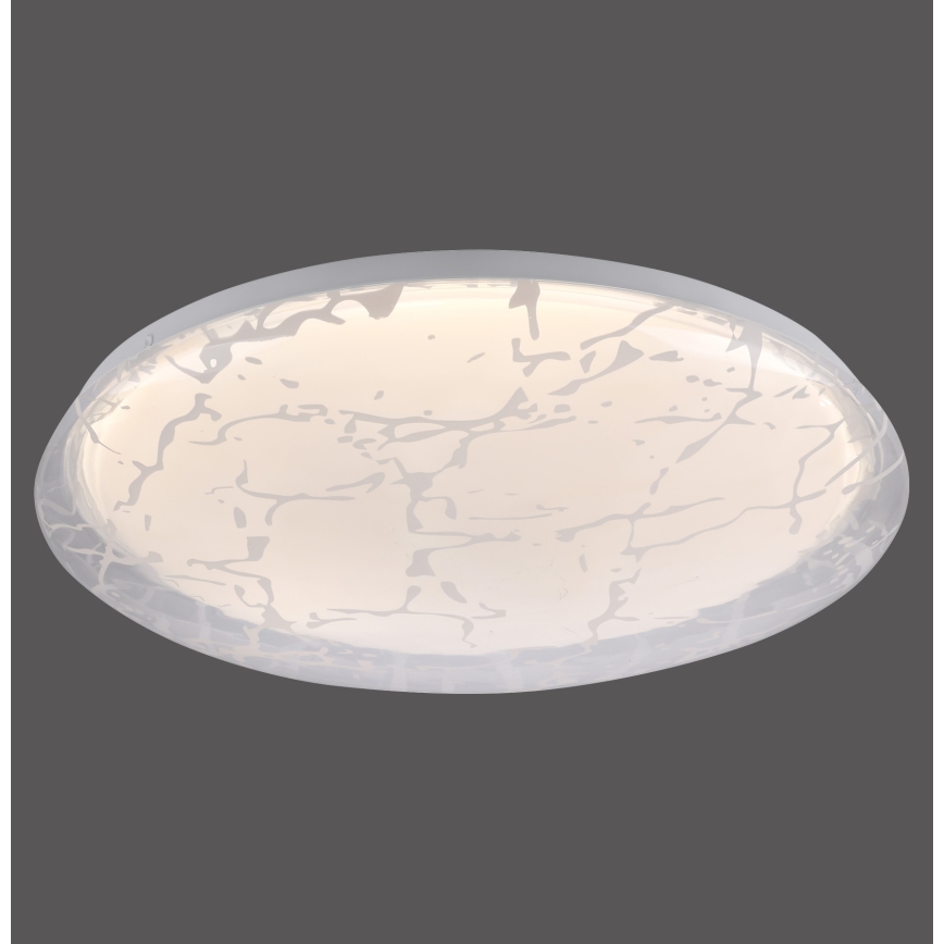 JUST LIGHT. 14008-16 - Plafonnier LED dimmable ART PLAFO LED/20W/230V 2700-6500K Ø 38 cm blanc + télécommande