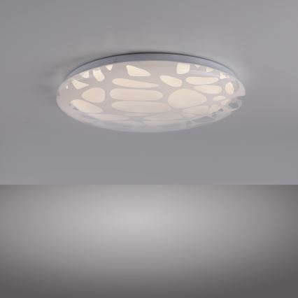 JUST LIGHT. 14009-16 - Plafoniera LED dimmerabile ART PLAFO LED/20W/230V 2700-6500K Ø 38 cm bianca + telecomando