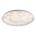 JUST LIGHT. 14009-16 - Plafonnier LED dimmable ART PLAFO LED/20W/230V 2700-6500K Ø 38 cm blanc + télécommande
