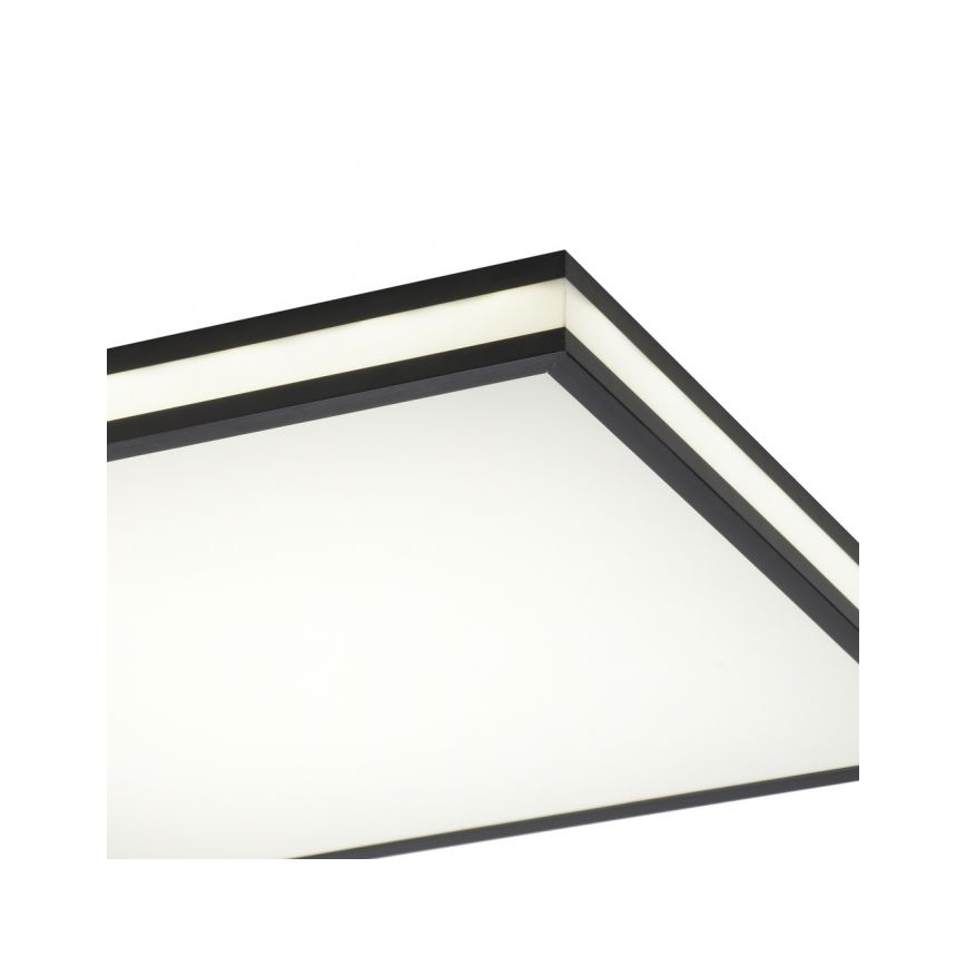 JUST LIGHT. 14110-18 - Plafoniera dimmerabile RGBW MARIO BLACK LED/19,5W/230V 2700-5000K + telecomando