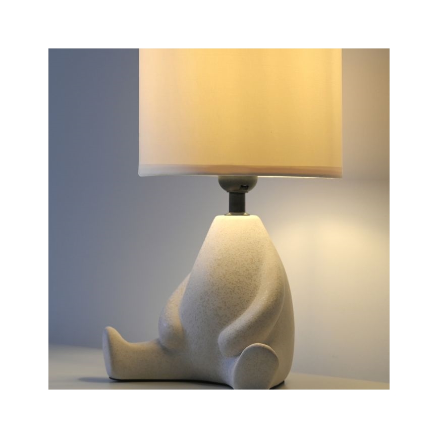 JUST LIGHT. 14190-39 - Lampe de table TED 1xE27/25W/230V beige
