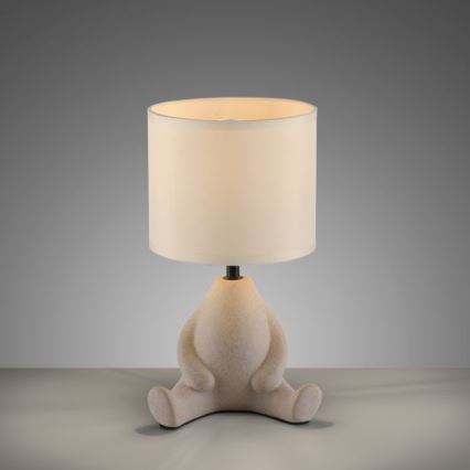 JUST LIGHT. 14190-39 - Lampe de table TED 1xE27/25W/230V beige