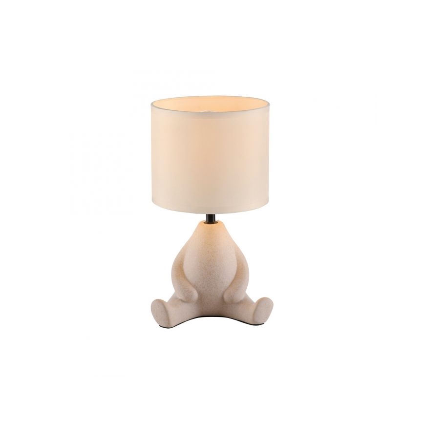 JUST LIGHT. 14190-39 - Lampe de table TED 1xE27/25W/230V beige