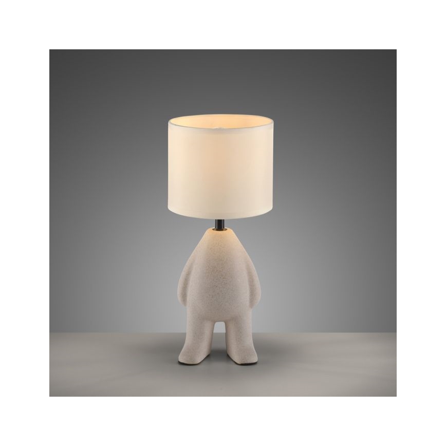 JUST LIGHT. 14191-39 - Lampada da tavolo TED 1xE27/25W/230V beige