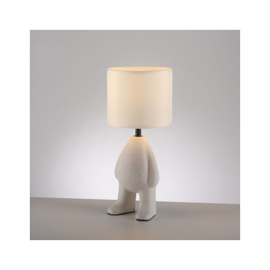 JUST LIGHT. 14191-39 - Lampada da tavolo TED 1xE27/25W/230V beige