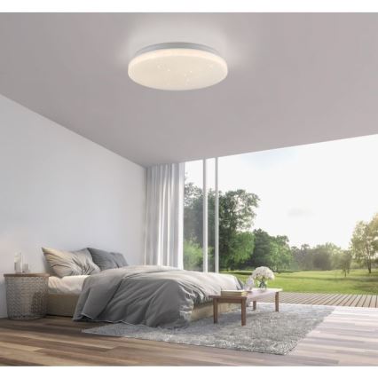 JUST LIGHT. 14275-16 - Plafoniera LED URANUS LED/10W/230V diametro 26 cm bianco
