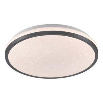 JUST LIGHT. 14293-18 - Plafoniera LED dimmerabile KYLE LED/10W/230V diametro 28 cm nero