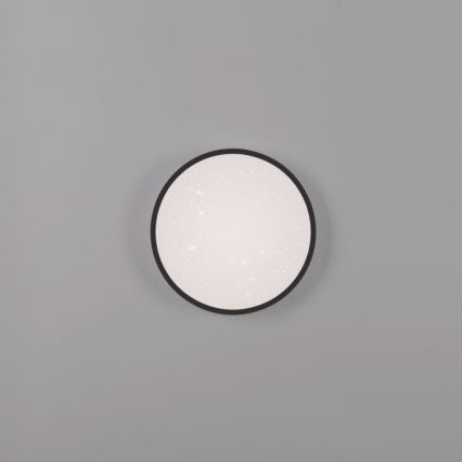 JUST LIGHT. 14293-18 - Plafonnier à intensité variable KYLE LED/10W/230V d. 28 cm noir
