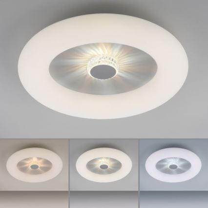 JUST LIGHT. 14383-16 - Plafonnier à intensité variable VERTIGO LED/26W/230V 2700-5000K blanc + télécommande
