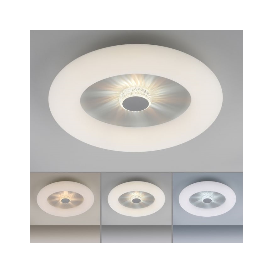 JUST LIGHT. 14383-16 - Plafonnier à intensité variable VERTIGO LED/26W/230V 2700-5000K blanc + télécommande