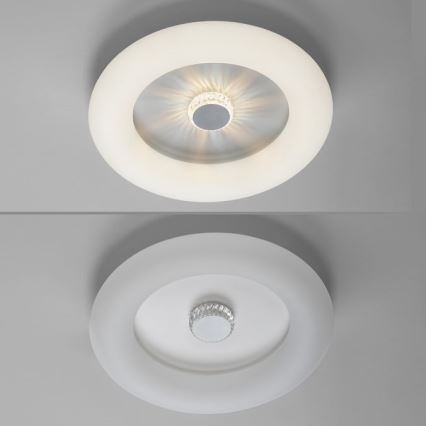 JUST LIGHT. 14383-16 - Plafonnier à intensité variable VERTIGO LED/26W/230V 2700-5000K blanc + télécommande