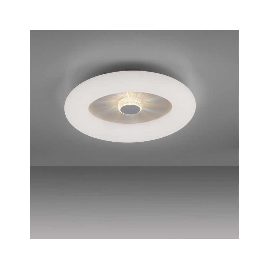 JUST LIGHT. 14383-16 - Plafonnier à intensité variable VERTIGO LED/26W/230V 2700-5000K blanc + télécommande