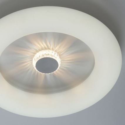 JUST LIGHT. 14383-16 - Plafonnier à intensité variable VERTIGO LED/26W/230V 2700-5000K blanc + télécommande