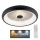 JUST LIGHT. 14384-18 - Plafonnier à intensité variable VERTIGO LED/29W/230V 2700-5000K noir + télécommande
