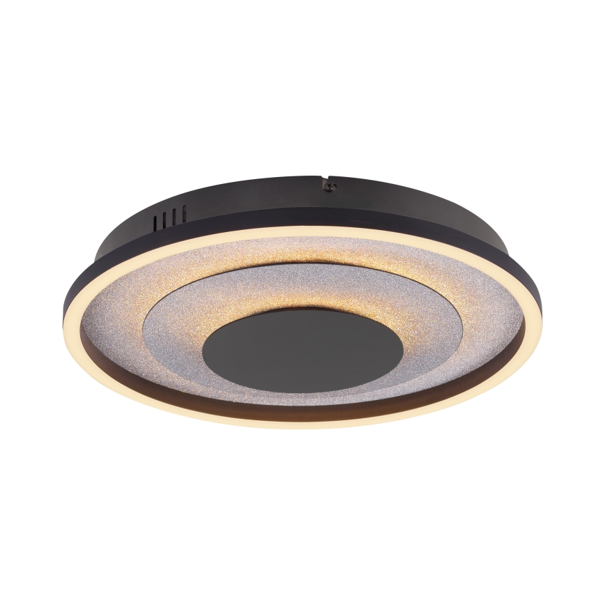 JUST LIGHT. 14409-21 - LED Deckenleuchte GLITTY LED/22W/230V Ø 40 cm schwarz