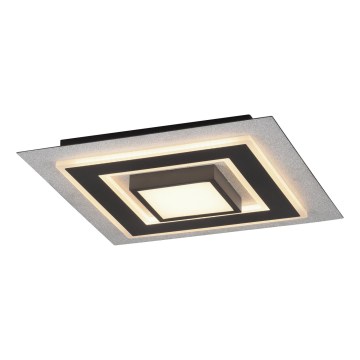 JUST LIGHT. 14439-21 - LED-Deckenleuchte CICHIO LED/18,5W/230V + LED/9W 40x40 cm schwarz