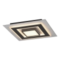 JUST LIGHT. 14439-21 - Plafoniera LED CICHIO LED/18,5W/230V + LED/9W 40x40 cm nero