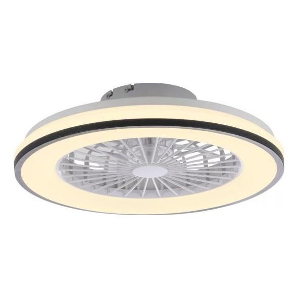JUST LIGHT. 14447-18 - LED RGBW Ventilatore a soffitto dimmerabile con luce LENO LED/44W/230V 3000-6500K diametro 48,6 cm bianco + telecomando