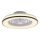 JUST LIGHT. 14447-18 - LED RGBW Ventilatore a soffitto dimmerabile con luce LENO LED/44W/230V 3000-6500K diametro 48,6 cm bianco + telecomando