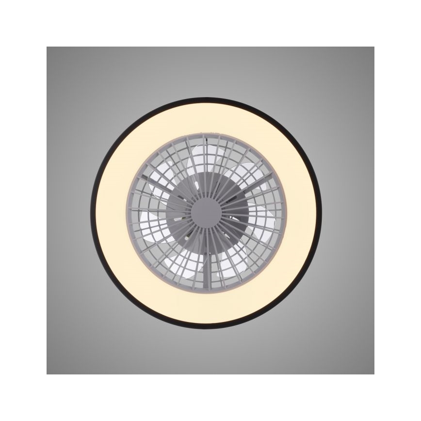 JUST LIGHT. 14447-18 - LED RGBW Ventilatore a soffitto dimmerabile con luce LENO LED/44W/230V 3000-6500K diametro 48,6 cm bianco + telecomando