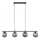 JUST LIGHT. 14604-18 - Lampadario a sospensione con filo WIDOW 4xE14/25W/230V nero
