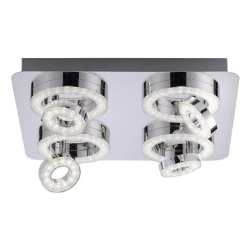 JUST LIGHT. 14662-17 - LED RGBW Faretto dimmerabile TIM LOLASMART 4xLED/5,9/230V 2700-5000K + telecomando
