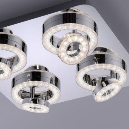 JUST LIGHT. 14662-17 - Spot RGBW à intensité variable TIM LOLASMART 4xLED/5,9/230V 2700-5000K + Télécommande