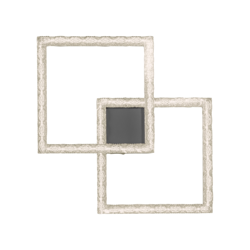 JUST LIGHT. 14732-18 - Plafonnier LED GLITRA LED/17,5W/230V 37,6x37,6 cm noir