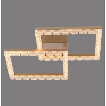 JUST LIGHT. 14732-60 - Plafonnier LED GLITRA LED/17,5W/230V 37,6x37,6 cm doré