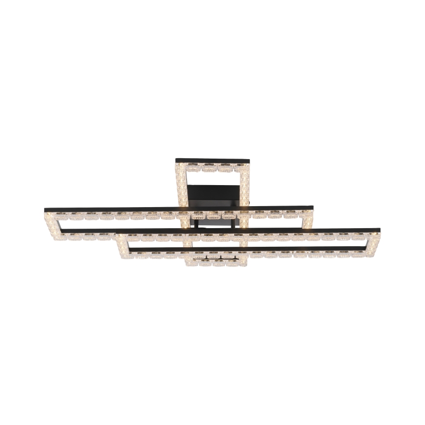 JUST LIGHT. 14733-18 - LED Deckenleuchte GLITRA LED/35W/230V 57x72 cm schwarz