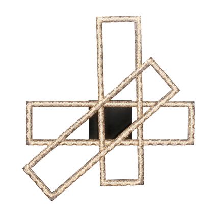 JUST LIGHT. 14733-18 - Plafonnier LED GLITRA LED/35W/230V 57x72 cm noir