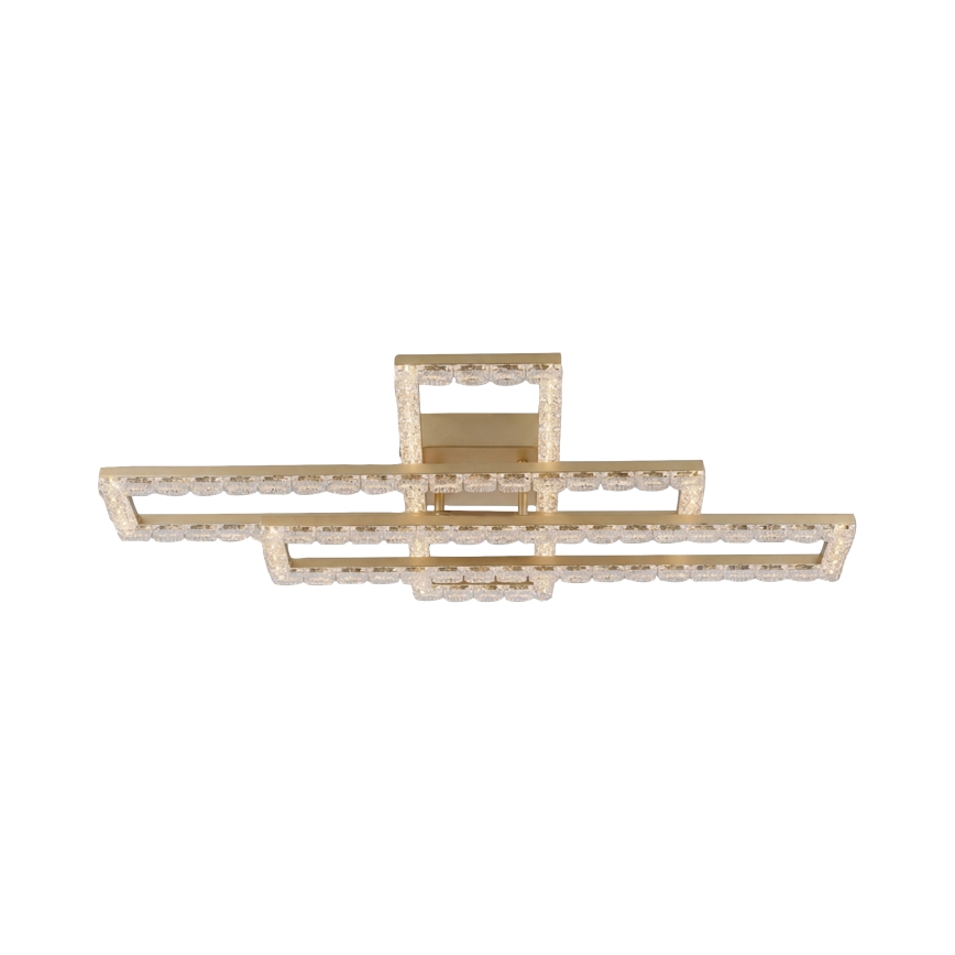 JUST LIGHT. 14733-60 - LED Deckenleuchte GLITRA LED/35W/230V 57,25x72,05 cm goldfarben