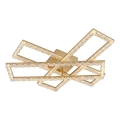 JUST LIGHT. 14733-60 - Plafonnier LED GLITRA LED/35W/230V 57,25x72,05 cm doré
