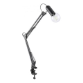JUST LIGHT. 14773-18 - Lampe de table avec pince TURN ME 1xE27/60W/230V noir
