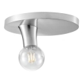 JUST LIGHT. 14777-55 - Plafoniera TURN ME 1xE27/60W/230V cromo opaco