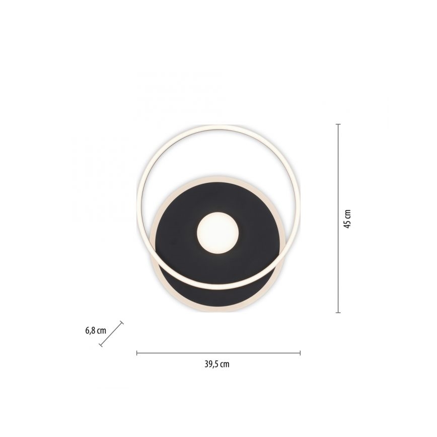 JUST LIGHT. 15046-18 - Plafoniera LED dimmerabile DOMINO LED/26,5W/230V