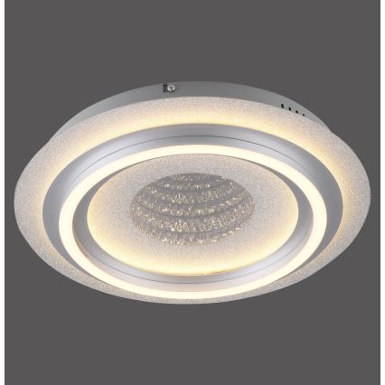 JUST LIGHT. 15089-21 - LED Deckenleuchte CICHIO LED/36W/230V Ø 40 cm mattchrom