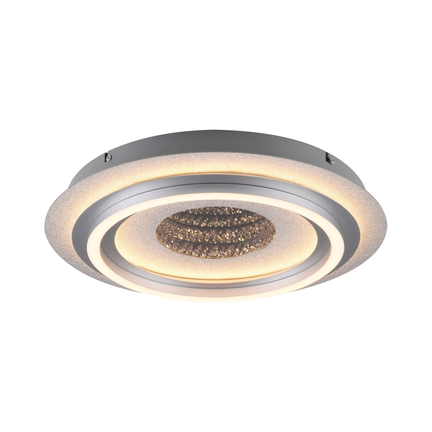 JUST LIGHT. 15089-21 - Plafoniera LED CICHIO LED/36W/230V Ø 40 cm cromo opaco
