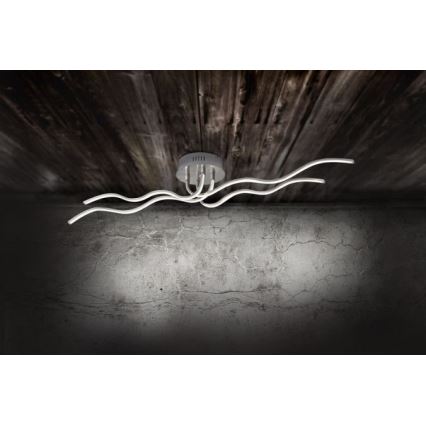 JUST LIGHT. 15126-55 - Plafonnier WAVE LED/29,4W/230V chrome mat