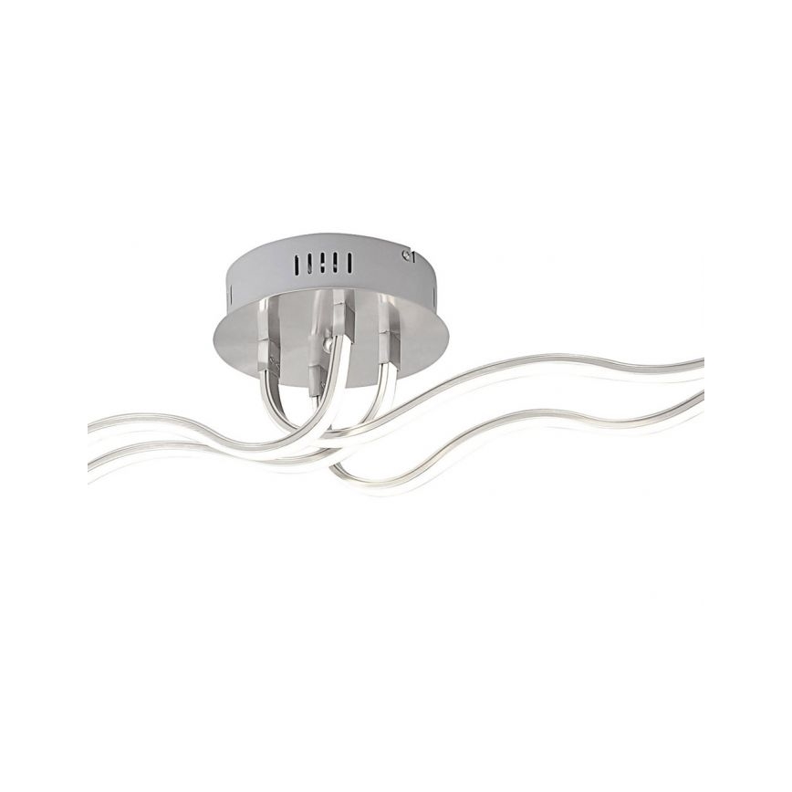 JUST LIGHT. 15126-55 - Plafonnier WAVE LED/29,4W/230V chrome mat