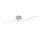 JUST LIGHT. 15126-55 - Plafonnier WAVE LED/29,4W/230V chrome mat