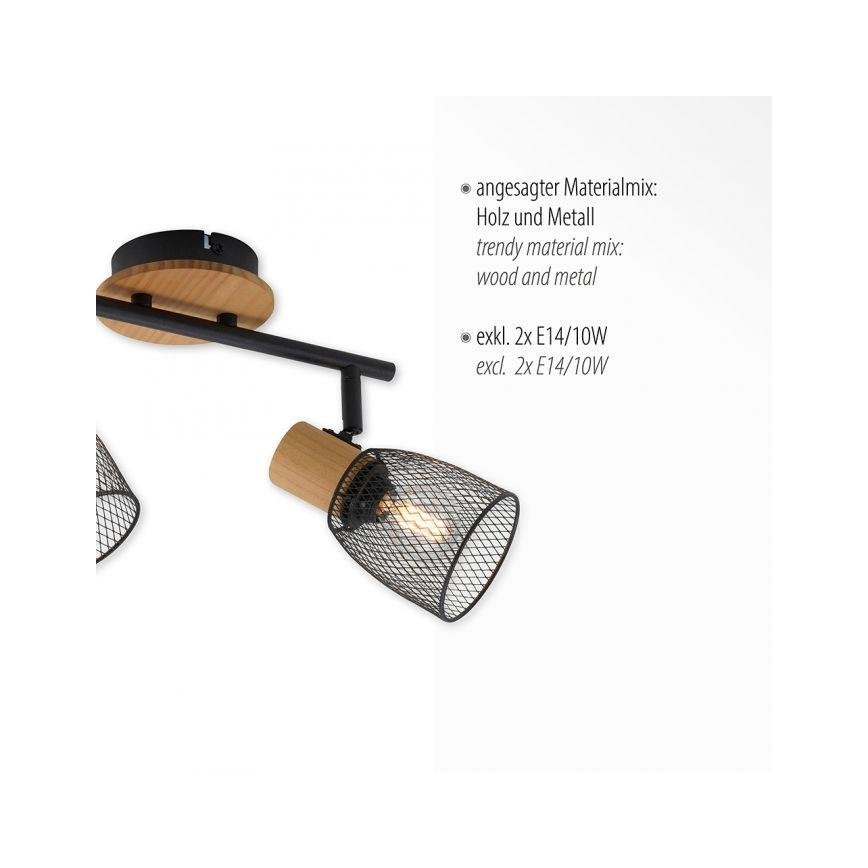 JUST LIGHT. 15192-79 - Strahler TAMIS 2xE14/10W/230V