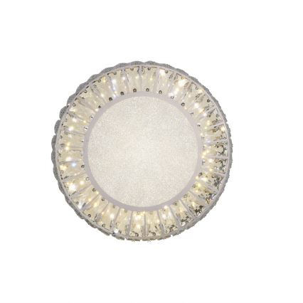JUST LIGHT. 15221-17 - LED Deckenleuchte KULUNKA LED/32W/230V Ø 37 cm glänzender Chrom