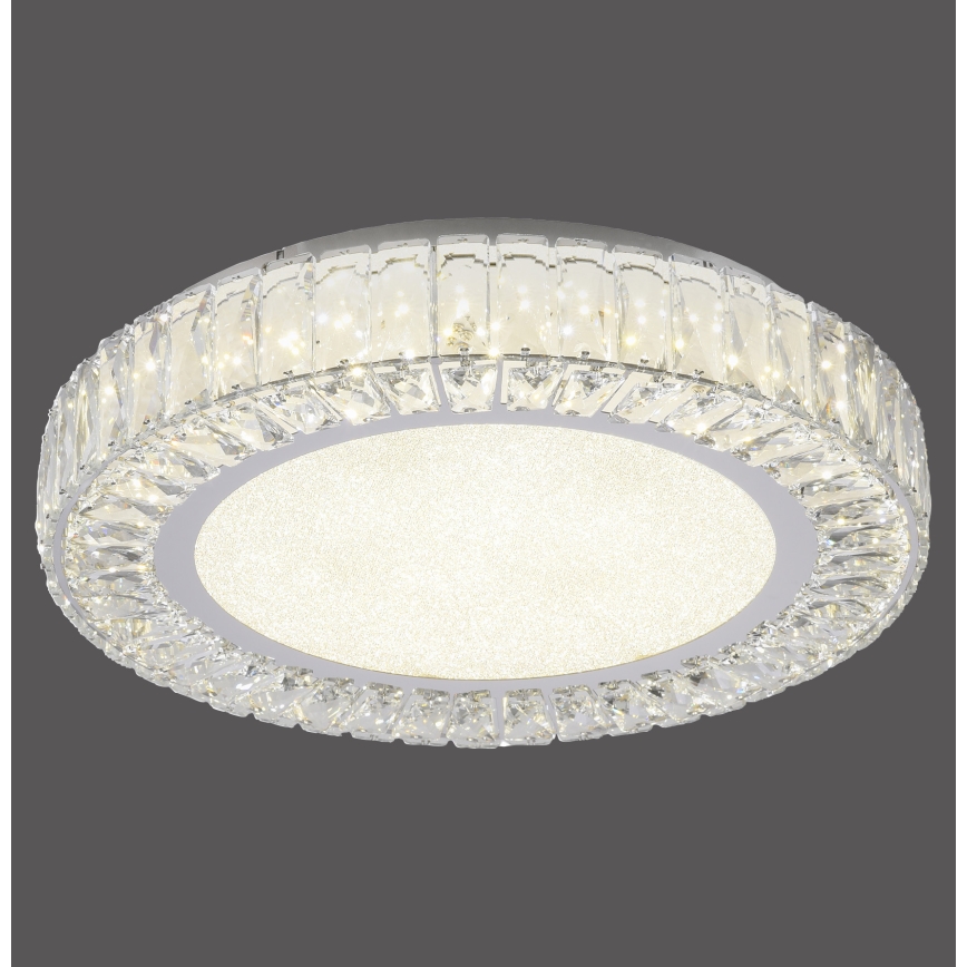 JUST LIGHT. 15222-17 - Plafoniera LED KULUNKA LED/46W/230V Ø 50 cm cromo lucido