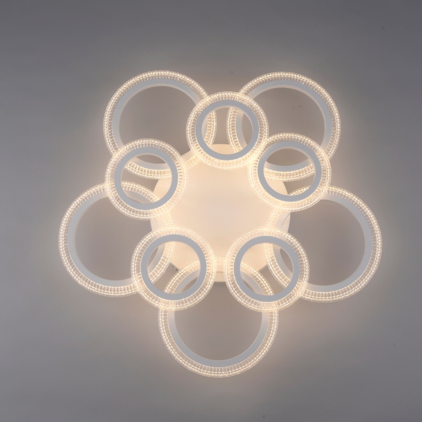 JUST LIGHT. 15268-16 - LED-Deckenleuchte CRYSTALLO LED/48,5W/230V Ø 68,6 cm weiß