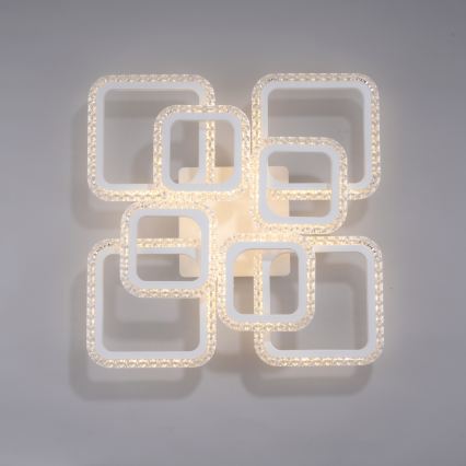 JUST LIGHT. 15269-16 - LED Deckenleuchte CRYSTALLO LED/43,5W/230V 49x49 cm weiß