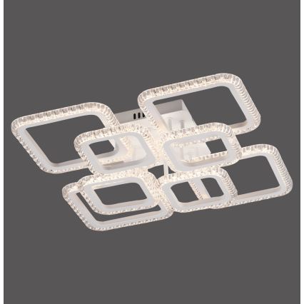 JUST LIGHT. 15269-16 - LED Deckenleuchte CRYSTALLO LED/43,5W/230V 49x49 cm weiß
