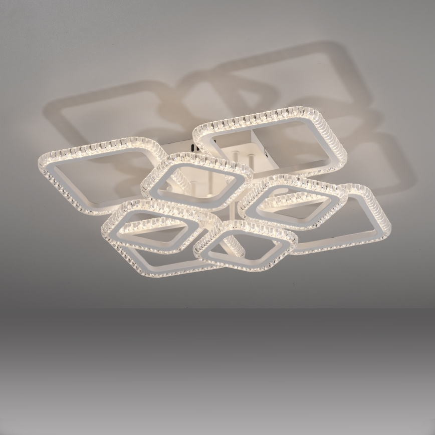 JUST LIGHT. 15269-16 - Plafoniera LED CRYSTALLO LED/43,5W/230V 49x49 cm bianco