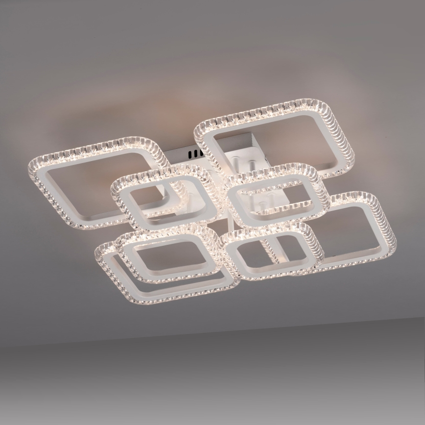 JUST LIGHT. 15269-16 - Plafonnier LED CRYSTALLO LED/43,5W/230V 49x49 cm blanc